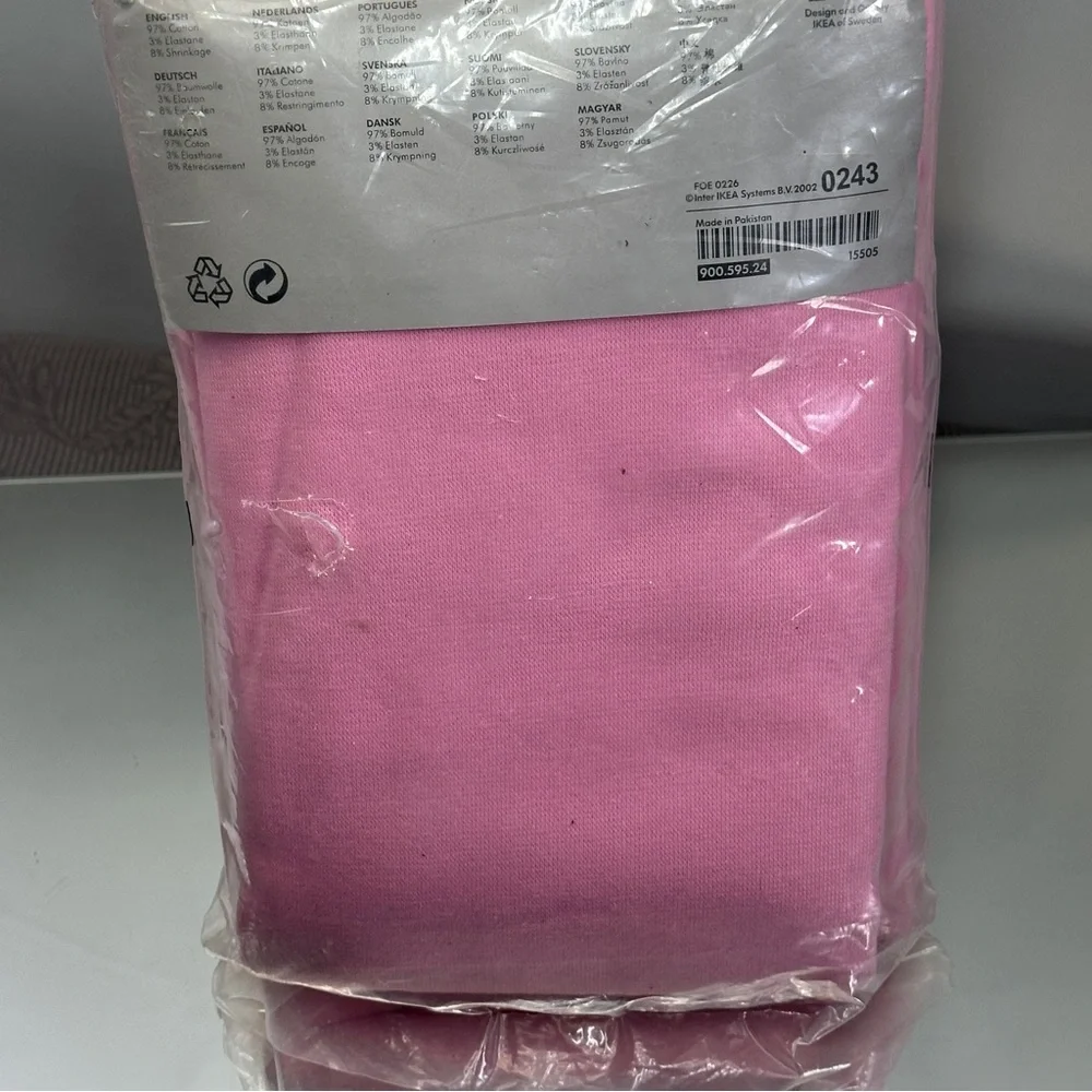 IKEA BLENDA Pink Cotton Chair Cover